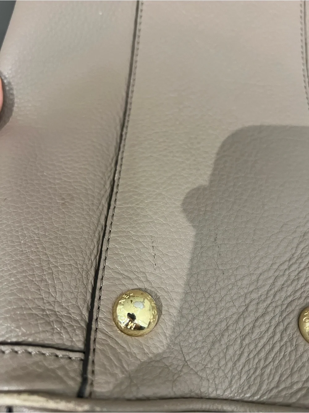 Michael Kors Hudson grey satchel bag